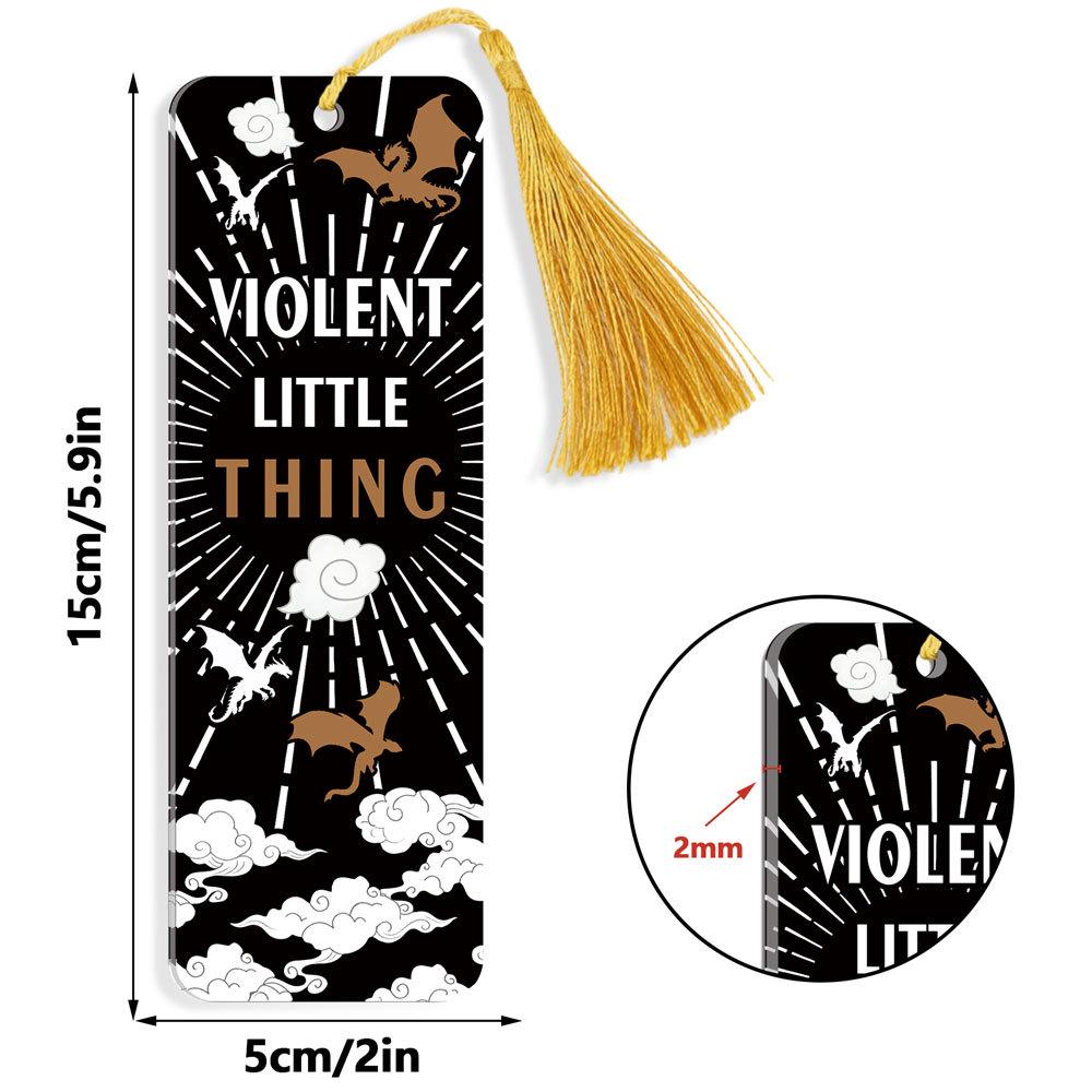 Akrylowa zakładka do książek Smok Czteroskrzydły: Kreatywna i spersonalizowana dekoracja prezentu