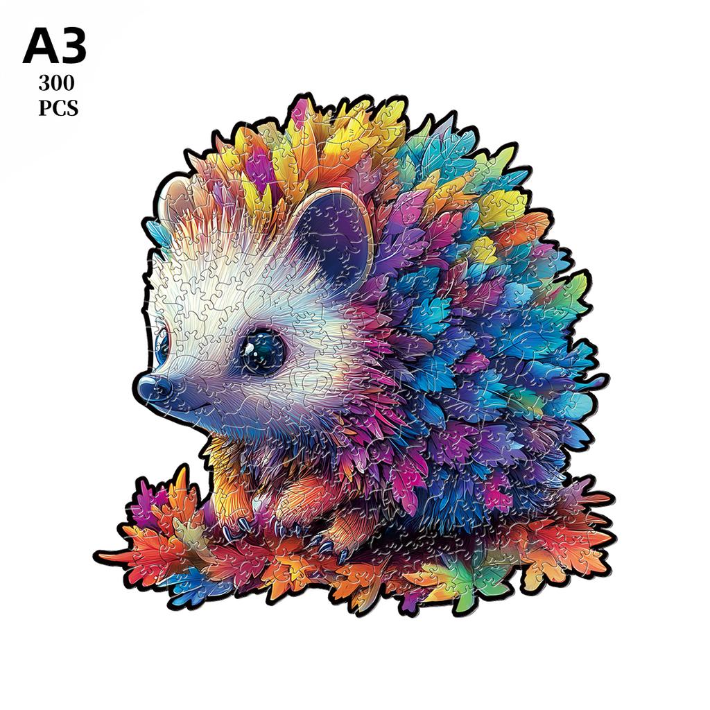 Non-Toxic Owl Wooden Animal Puzzle Diy Crafts Brain Trainer Puzzles Game For Kids Adult Educational Wood Toy Gift Medium Difficulty Jigsaw