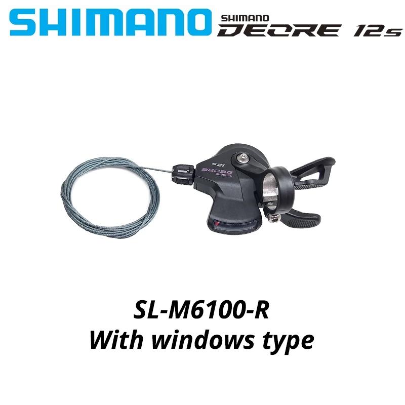SHIMANO DEORE XT SLX SL M6100 M7100 M8100 Манетка Переключения Правая 12 Скоростей Горный Велосипед MTB Велосипед 12s SL-M6100 SL-M7100 SL-M8100 SL-M6100-R W