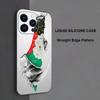 Palästina-Flagge Handyhülle Für iPhone 17,16,15,14,13,12,11 ,Pro Max,XS,X,XR,SE,Mini,8,7,Weiche Silikon Schwarze Hülle