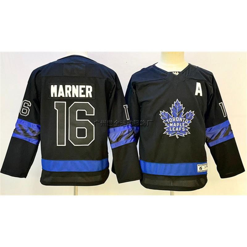 Kids Ice Hockey Jersey Toronto Maple Leafs Minnesota Edmonton Oilers Utah Team Uniform Boys