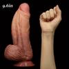 Super Big Realistic Dildo – Ultra Soft Double-Layer Silicone, Lifelike Veins, Strong Suction, Deep Insertion Toy for Women, Men & Couples