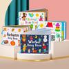 Seasonal Quiet Book: Educational Stickers for Preschool Cognitive Development