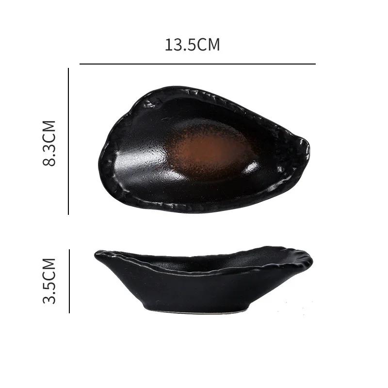 1 buc nou sos creativ feluri de mâncare sushi farfurie stil japonez ceramică grătar înmuiere feluri de mâncare fructe desert farfurii bucătărie tacâmuri