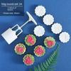 Hand Pressed Mooncake Mold Flower Shape DIY Baking Tool for Snow Skin Mung Bean Cake Making Kitchen Pastry Supplies