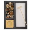 Zen Sand Candle Holder for Home Office Use Artistic Resin Decoration Gift Craft Pendant
