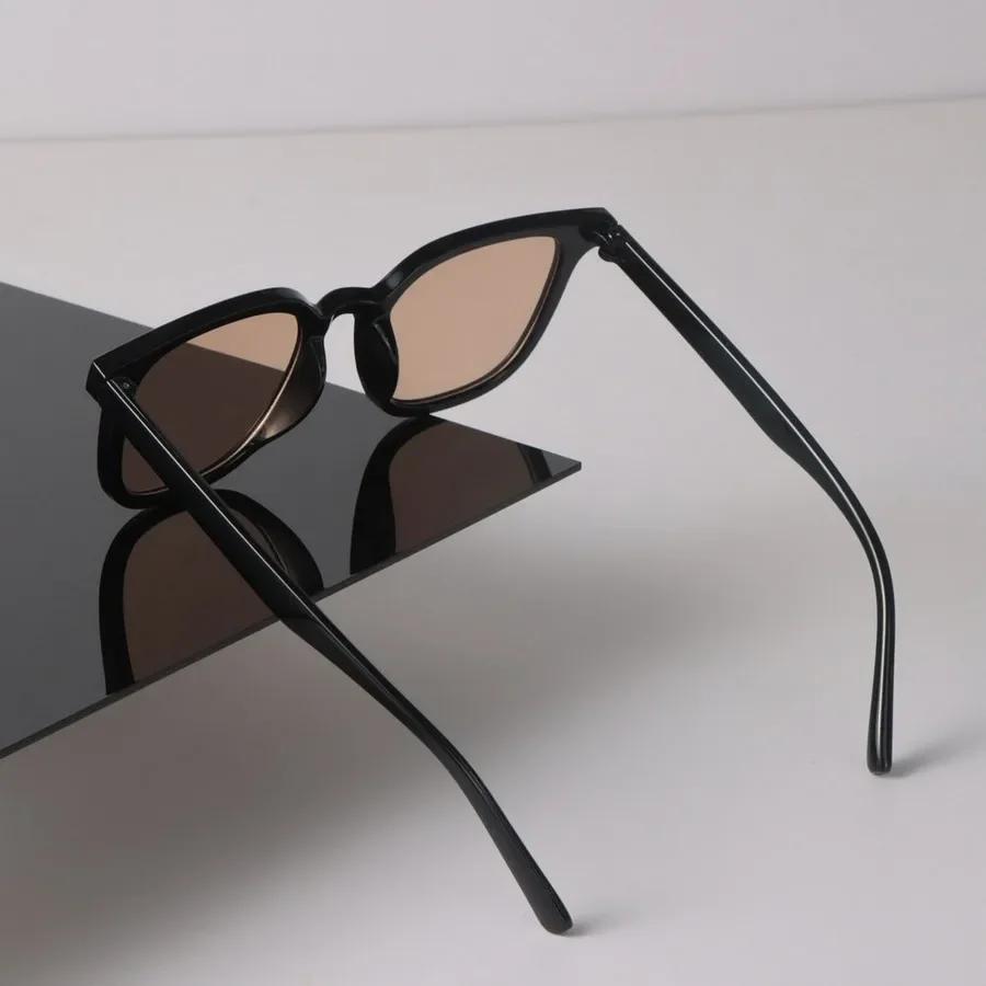 Neue quadratische Sonnenbrille Damen Herren Vintage Mode Weiblich Männlich Spiegel Klar Designer Brille Sexy Marke Schwarz Sonnenbrille