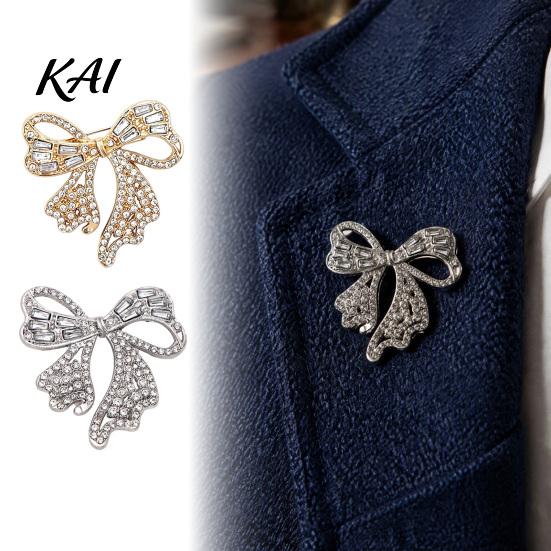 Outfit Embellishment Pin Sparkling Rhinestone Bow Brooch, Mini Bowknot Shaped Lapel Shape Jewelry Pin, Clothing Accessory for Women Girls Decorative