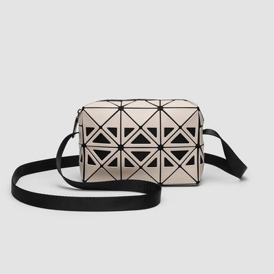 Mini Square Box Hollowed-out Geometric Patchwork Fashionable Commuter Single-shoulder Crossbody Bag