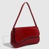 Simple And Fashionable Shoulder Small Square Bag, Crocodile Pattern Bag, Women'S Versatile Shoulder Messenger Bag, Texture Versatile