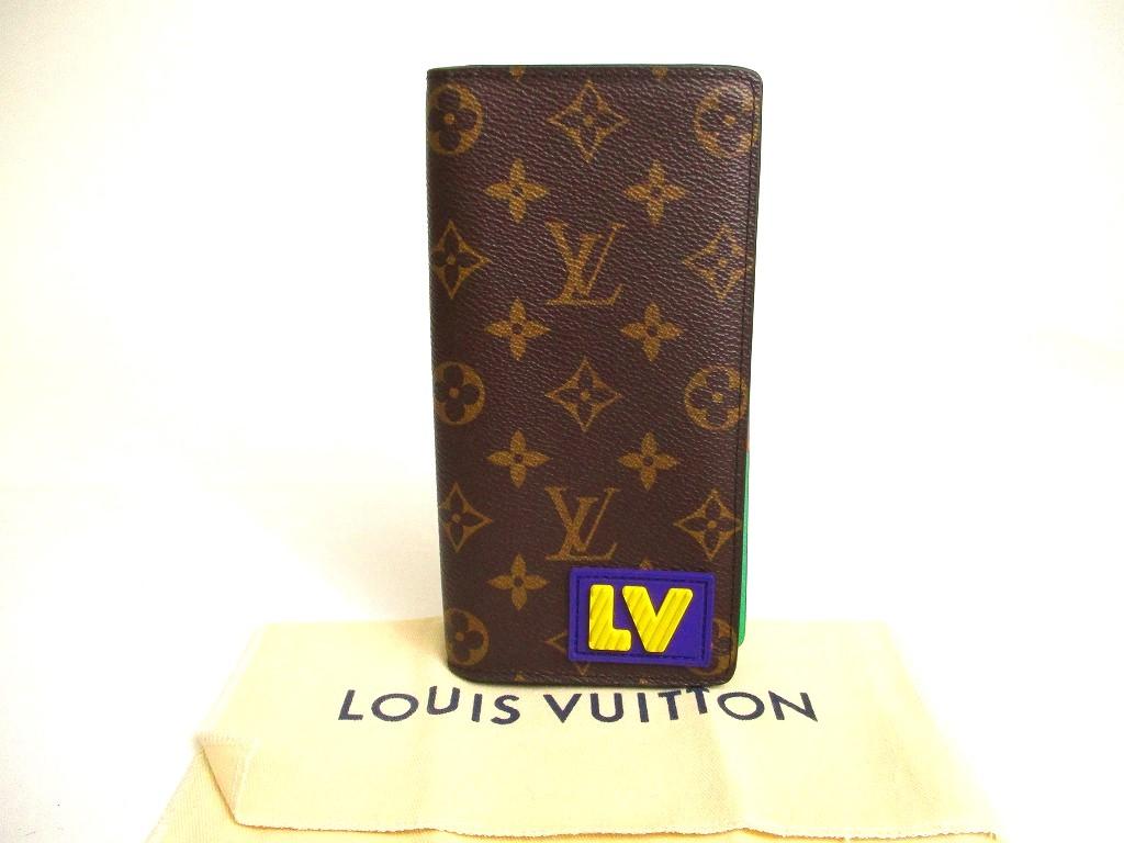 

Автентичний гаманець LOUIS VUITTON з клапаном з монограмою Portefeuille Brazza NM Rubber Patch #a186 Refurbished