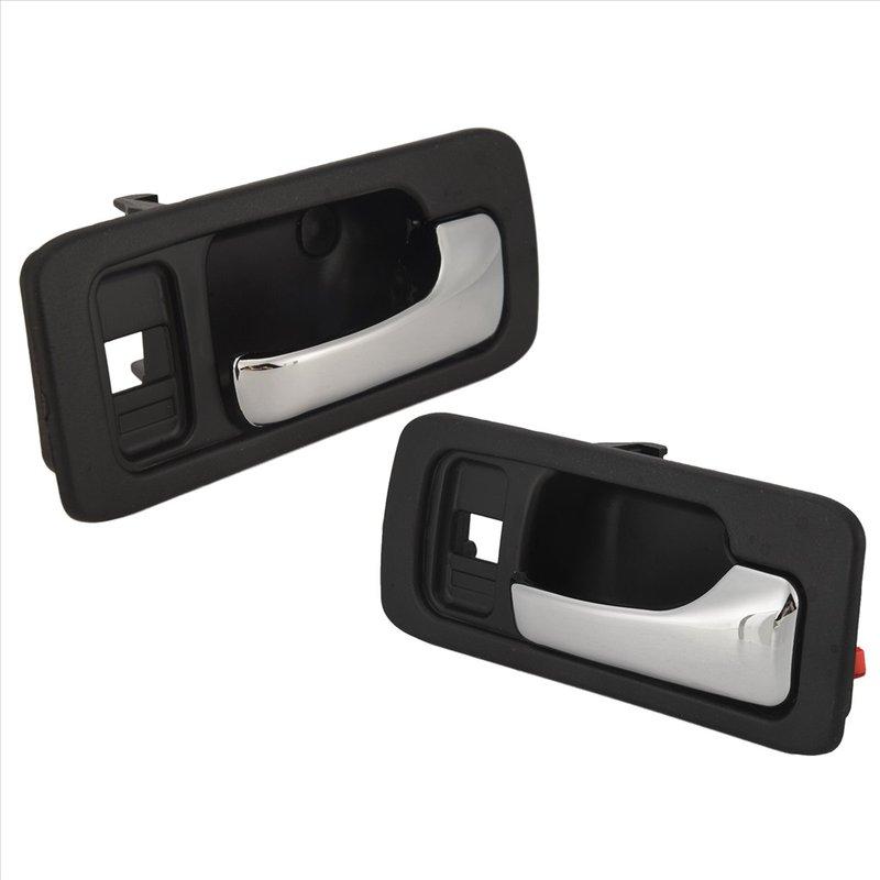 DT08 2Pcs Car Front Door Handle with Chrome Lever for Honda Accord Coupe 1990-1993 72620SM4003ZB