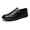Leather Shoes Men's Spring One-pedal Lazy Doudou Shoes Breathable Foot Loafers Business Dress Casual Shoes 7982-J