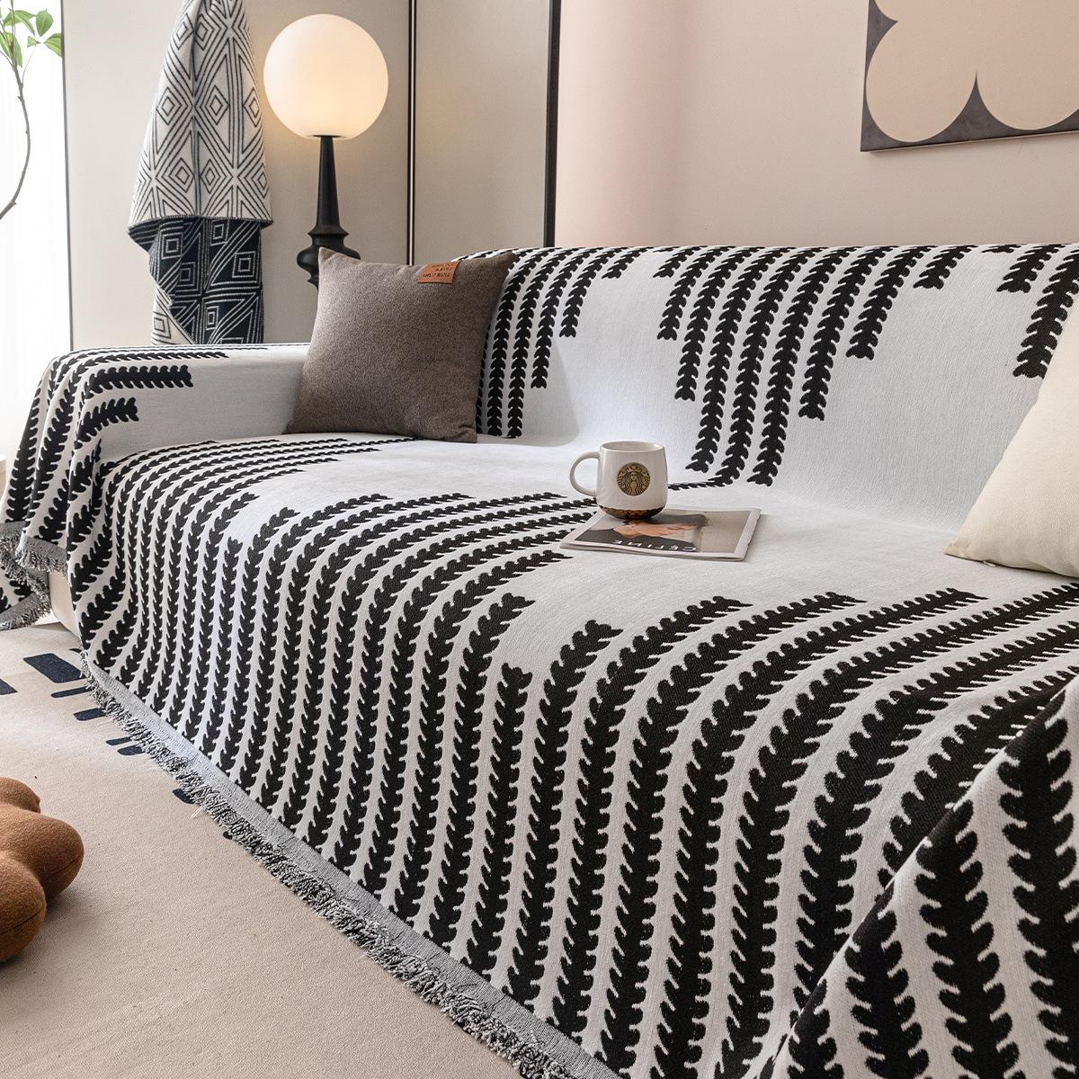 

Четыре сезона Универсальное полотенце для дивана из шенилла Простой чехол для дивана в стиле Ins Противоскользящая подушка для дивана с защитой от царапин и царапин от кошек 180*130cm