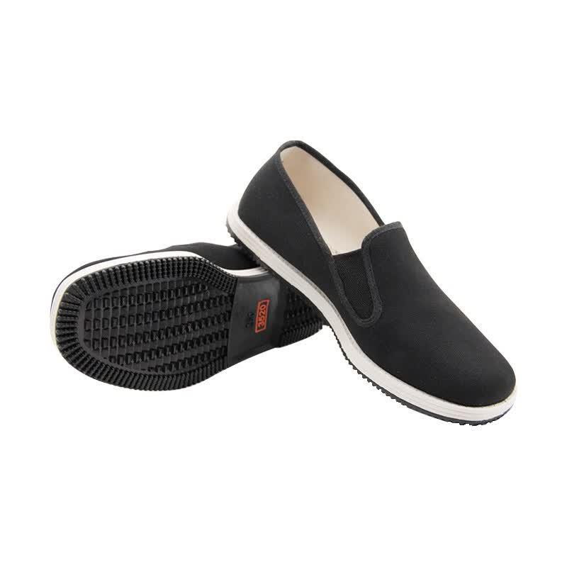 Laobaojia Old Beijing Cloth Shoes - Thickened Soft Sole, Wear-Resistant Rubber 36
