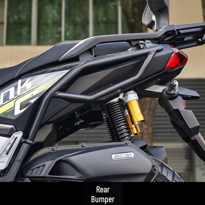 Kymco DINKG150 Anti-Fall Front/Rear Bumper, Exhaust Pipe Guard, Comfort Backrest Modified Accessories