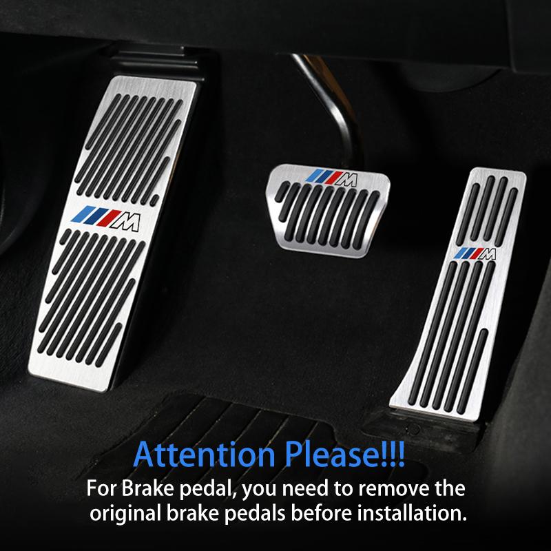 Couvercle de pédales de voiture Couvercle de pédale de frein Pour BMW Série 5 X5 F10 F07 F30 E90 E60 G23 E83 E84 G30 G20 F10 F15 F48 G01 G02 G05 G32 G60