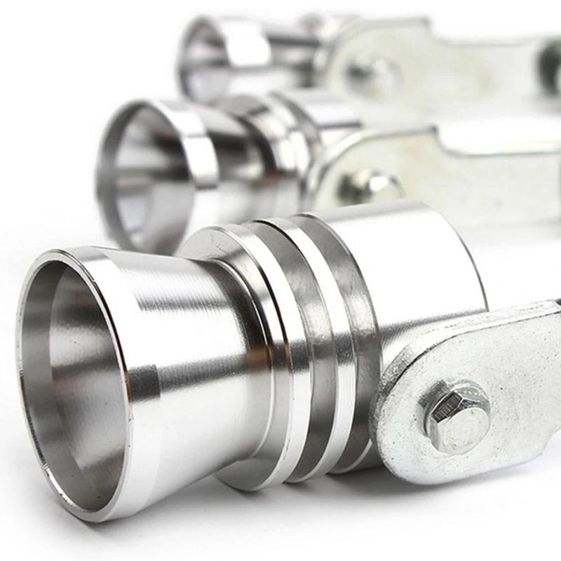 Uniwersalny samochodowy rozmiar S 18 mm Turbo Sound Whistle tłumik rura wydechowa automatyczny symulator zaworu upustowego dla wszystkich samochodów zmodyfikowanych motocykli