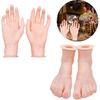 Versatile Silicone Hand and Foot Models Adjustable Silicone Hand Foot Shape Models for Beauty Artists Accessory Display