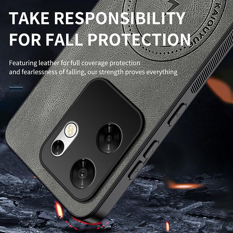 For Infinix Zero 30 New Style Magnetic Leather Matte Phone Case For Infinix Zero 30 Shockproof Bumper Soft Cover Zero 30 4G 5G