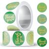 500 Sheets/Roll Thank You Adhesive Stickers for Notebooks, Water Cups, and Envelope Sealing