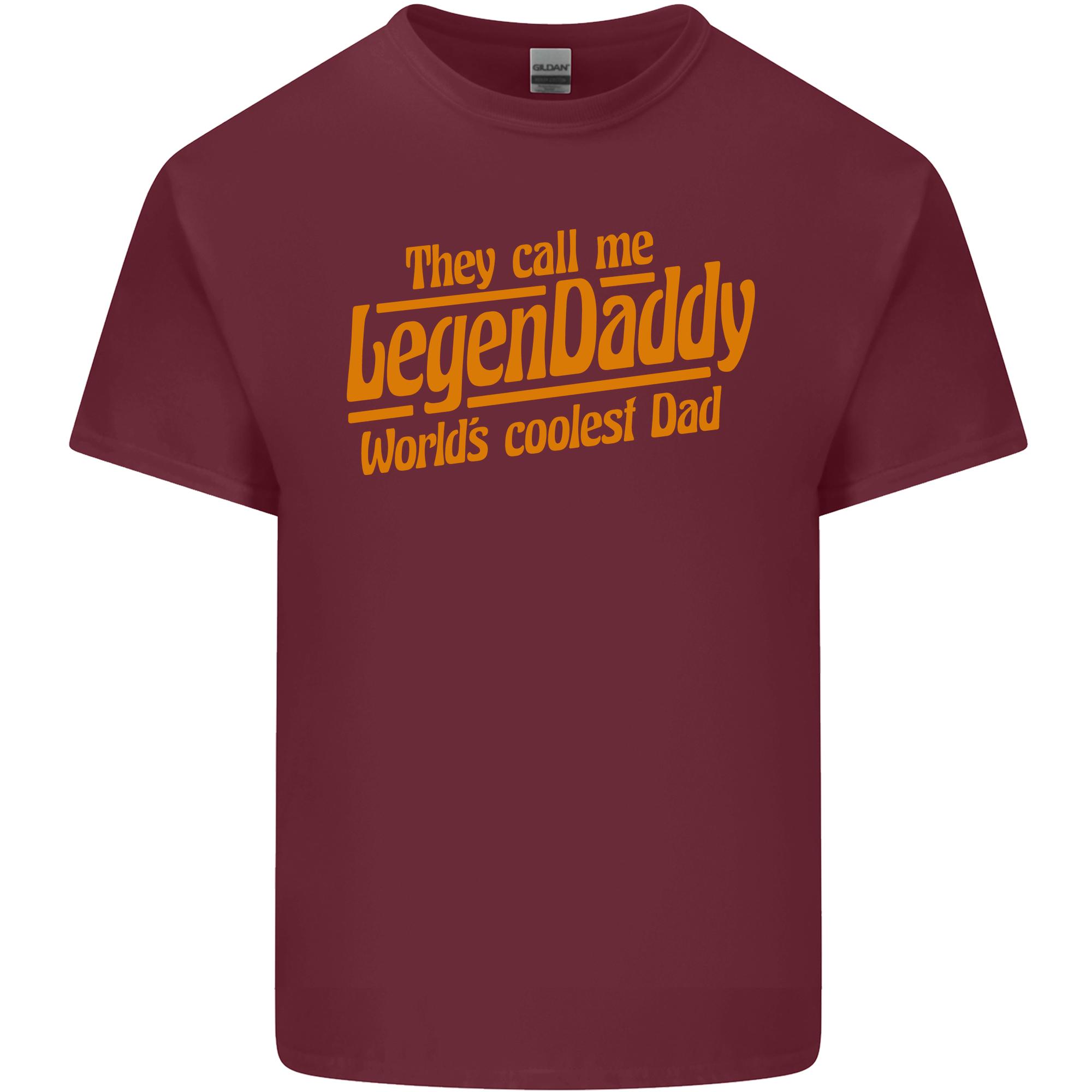 Legendaddy Funny Fathers Day Daddy Unisexs Light Cotton TShirt S