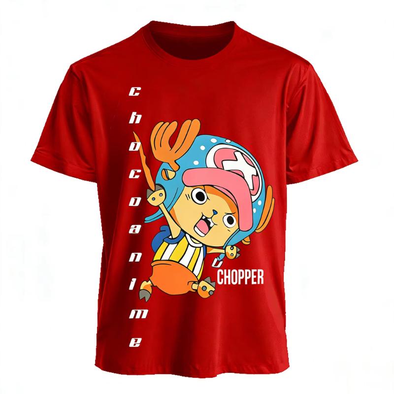 One Piece Chopper Anime T Shirt Men Women 2026 Summer New Cotton Short Sleeve Tee Tops Streetwear Casual Graphic Tee Y2k Clothes