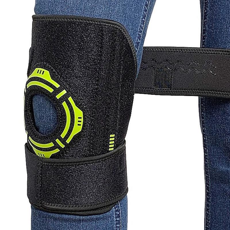 Chi Wang Sport-Kniebandage mit Silikon und Feder