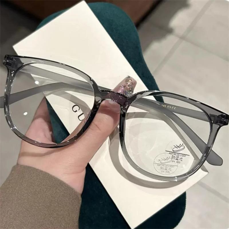 New Anti-blue Light Glasses Men Women Fashion Transparent Computer Glasses Frame Retro Myopia Glasses Square Eyeglasses
