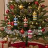 6Pcs New Mini Christmas Wooden Carousel Gifts DIY Crafts Xmas Carousel Hanging Christmas Handmade Carousel New Year Decor