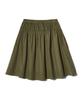 Peace Maker Corduroy Point Cotton Work Midi Skirt (Khaki)