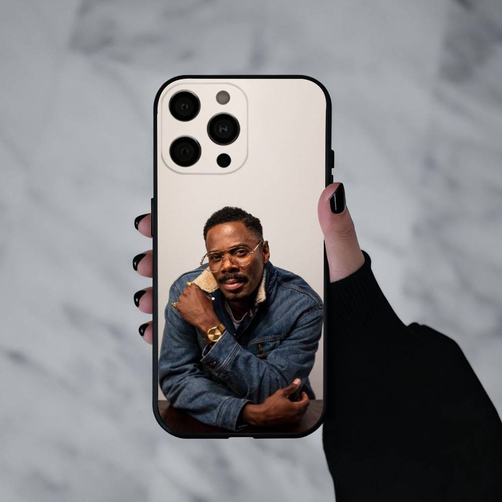 1PC Actor C-Colman D-Domingo  Phone Case For iPhone 17pro,16,15,14,13,12,11 Plus,Pro Max,XS,Soft Silicone Black Cover