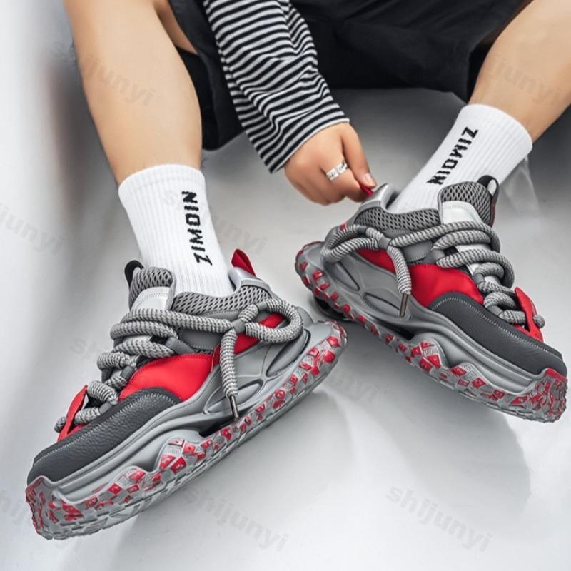 Fashion Fashion Trend Casual Low Top Non Slip Sport Shoes for Men 2025 Autumn New Mesh Breathable  Comfortable Versatile Chunky sneakers