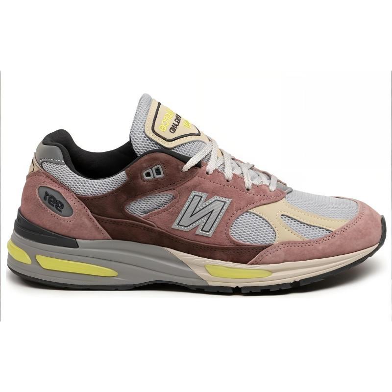 New Balance 991v2 Made In England 'Rosewood' Sneakers U991MG2