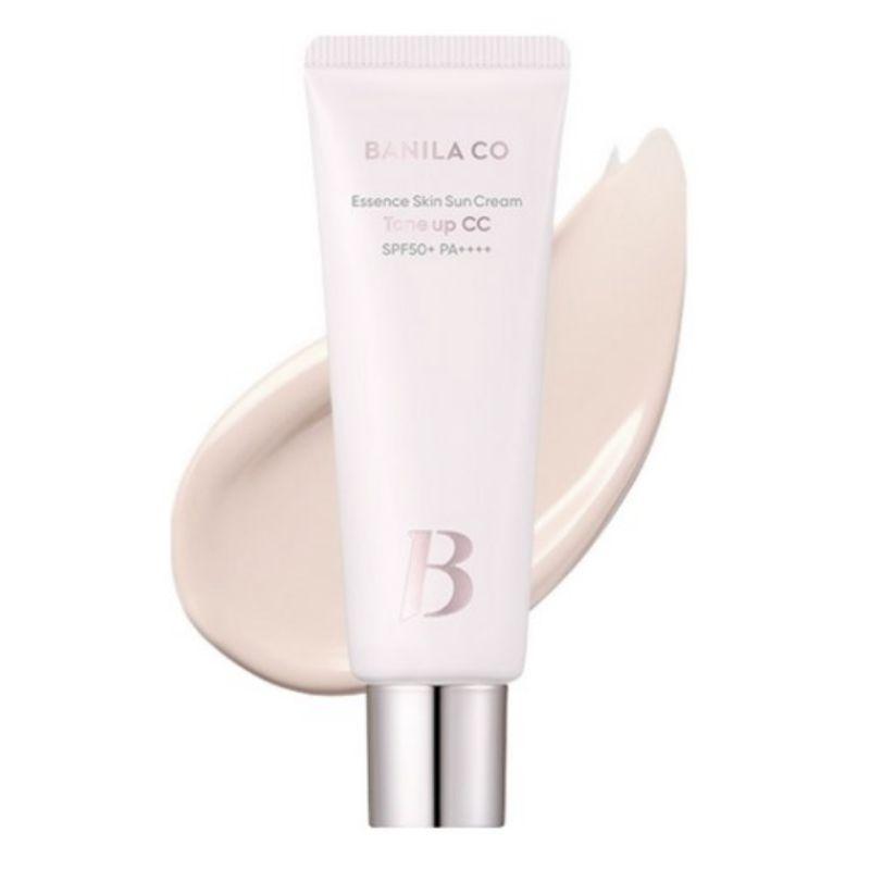 BANILA CO Essence Skin Tone Up CC Sun Cream SPF50+ PA++++ 50ml Brightening Tone-Up Sunscreen 1pcs
