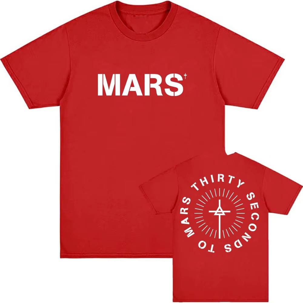 30STM Distressed Logo Rock Band Thirty Seconds To Mars T-shirt Cotton Fashion Short Sleeve Tshirt Casual Summer Men's Women Tee