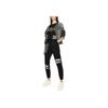 Emporio Armani Letter Lace-Up Casual Pants Women Bottoms Black 3RYP77Y-JDBZ1-1200