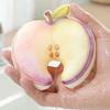 3Pcs Dual-Sided Fruit Shaped Cleaning Sponge Quick Dry Cute Fruit Dish Scrubber  Household