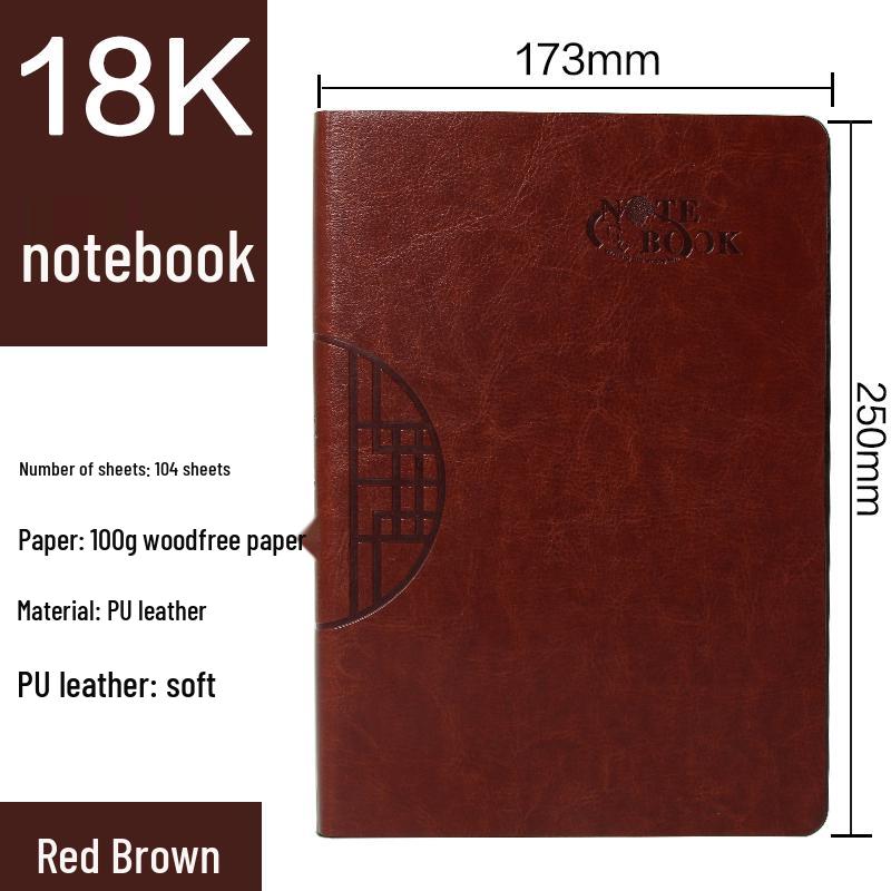 A5 Business Notebook Diary - Large Meeting Record Book, Office Supplies