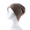 New Autumn and Winter Women's Solid Color Rolled Simple and Laid Back Style Warm Headpiece Knitted Cap