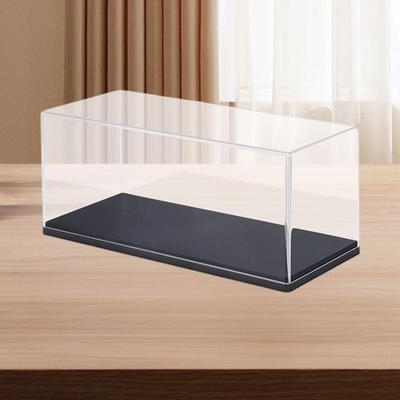 1/43 Scale Model Car Display Case Dustproof Stackable Acrylic Showcase Toy Box for Toys