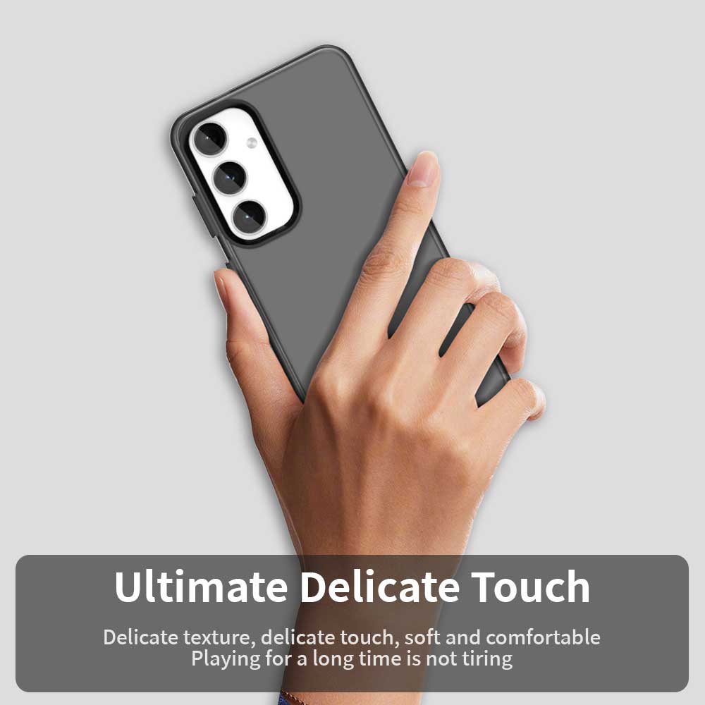 For Samsung Galaxy S23 FE Case PC+TPU+PET Matte Anti-Drop Phone Back Cover