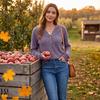 Women's Color V-Neck Button Hooded Knit Sweater for Spring and Fall