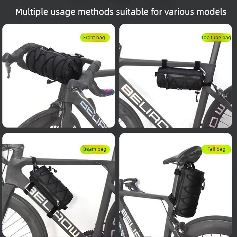 Mountain Bike Handlebar Bag Multifunction Portable Shoulder Bag Easy To Install Can Be Used For Cyclists' Mobile Phones Wallets
