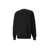 Puma Einfarbiger Rundhals-Pullover mit gesticktem Logo Langarm-Sweatshirt Herren-Sweatshirt Schwarz 534365-01