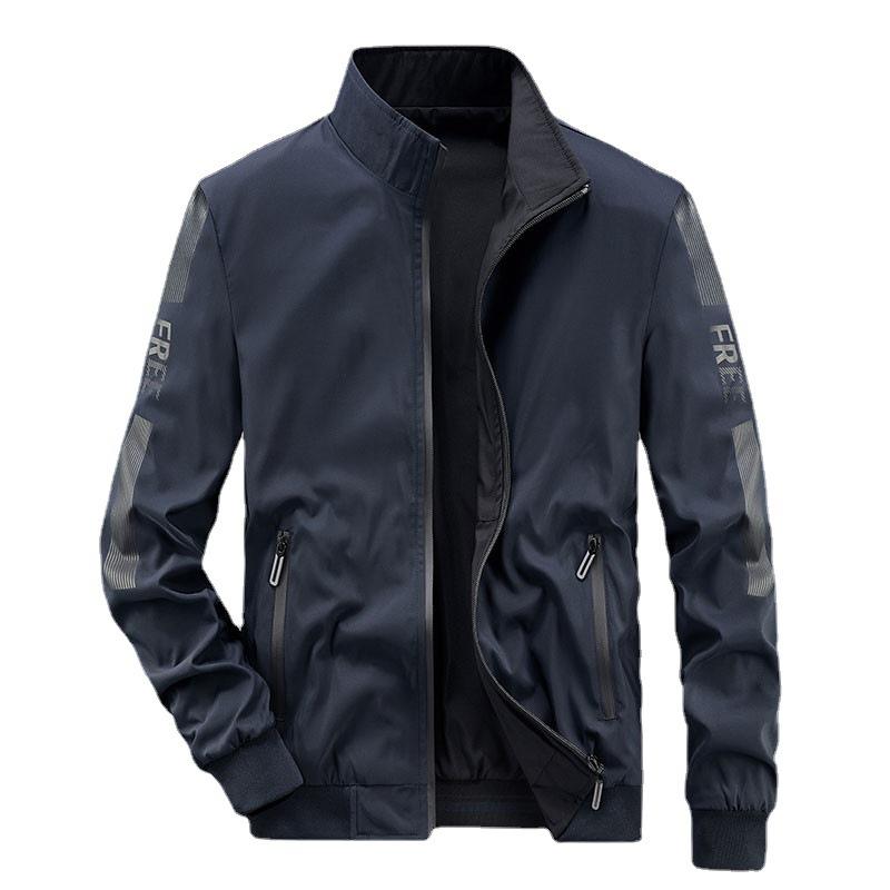 Men's Jackets Spring and Autumn Clothes Trend Double-sided Casual Baseball Clothes Men's Spring Jackets Men's Clothing