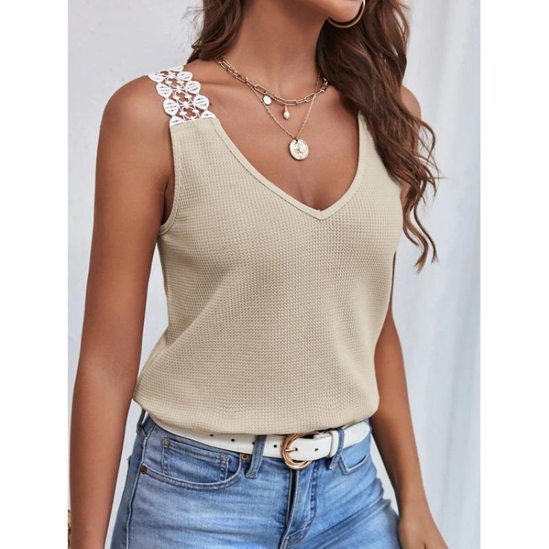 BITCED Women's Fashion Casual Solid Color Print   Blouses & Shirts