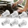 50pcs Knurled Design Threaded Insert Nuts Flat Head Rivet Nut Inserts  Industrial Use