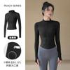 Spring velvet warm yoga clothes, sports yoga jacket, women's new zipper cardigan, running fitness fitness clothes