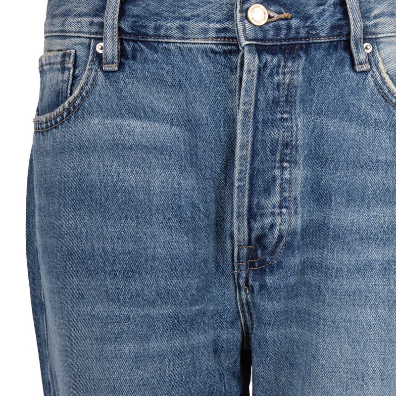 Jean droit bleu olivia coton bio Femme NAGEV